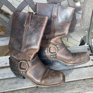 The coolest Frye Moto Boots